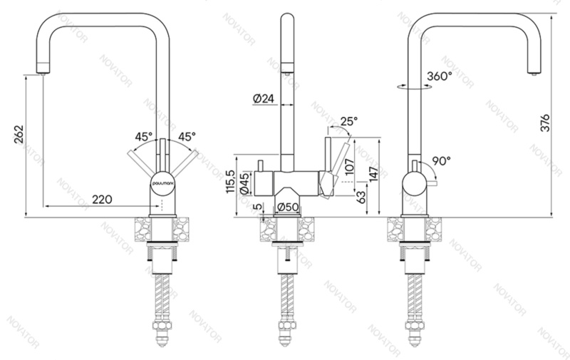 Paulmark Wetter We213030-401, черный