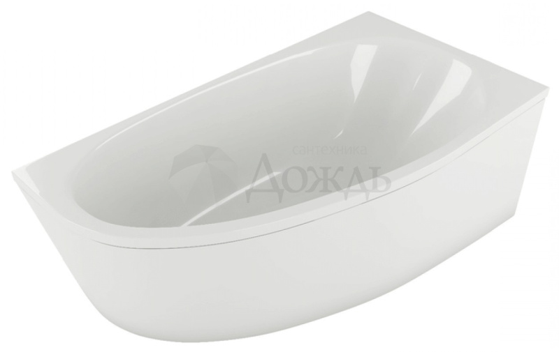 Купить 160х90 см Aquatek Дива Eco DIV160-0000002, каркас KAR-0000040, панель EKR-F0000073 в интернет-магазине Дождь