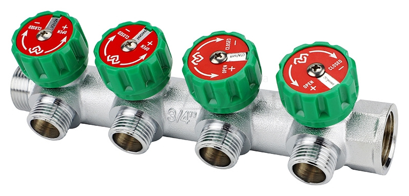 Купить Varmega VM14614, вр-нр 3/4"х4-выхода Евроконус 3/4" в интернет-магазине Дождь