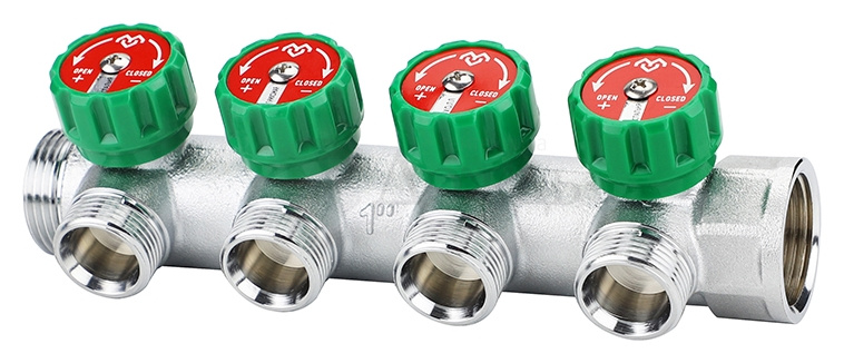 Купить Varmega VM14634 вр 1"х4 выхода, нр 3/4" в интернет-магазине Дождь
