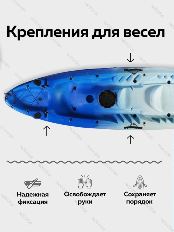 Воевода-2, 2-местный, сине-голубой