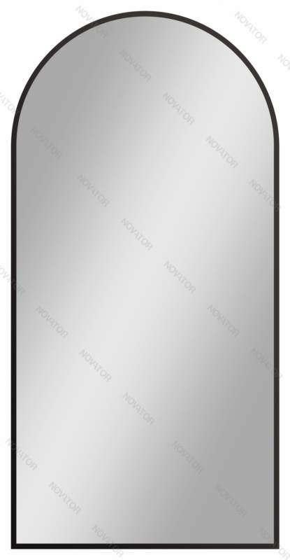 Континент Равини LED В713, 50х100 см, черный