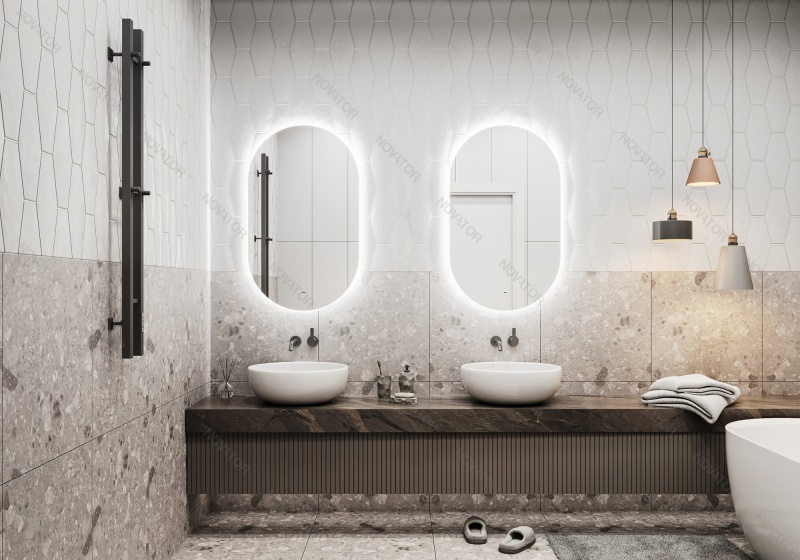 Континент Флер LED ЗЛП4983, 50х100 см