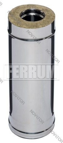 Ferrum 500 мм D115x200 мм (430/0,8мм ) нерж.