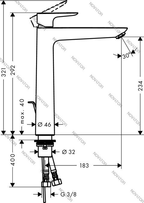 Hansgrohe Talis E 240 71716000