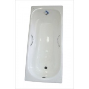 Ванна чугунная с ручками Otgon Comfort, с пьедесталом, 150х75 см