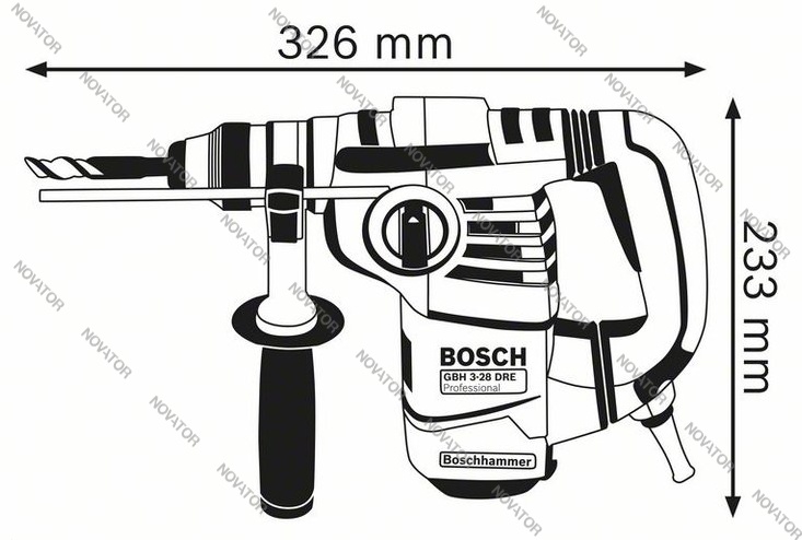 Bosch GBH 3-28 DRF, 800Вт