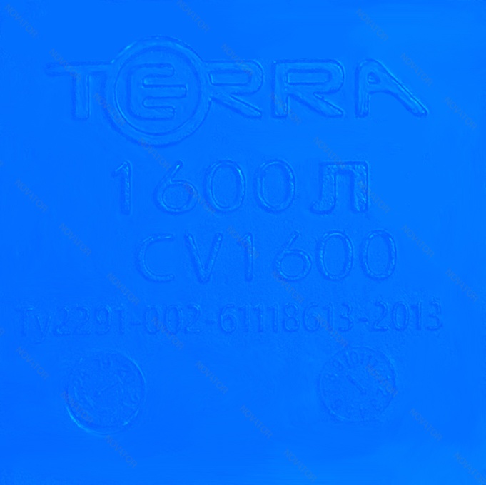 Terra CV1600, квадратный, синий