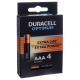 Duracell Opti AAA, 4шт