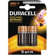 Купить Duracell Basic ААA 1.5V LR03, 6шт в интернет-магазине Дождь