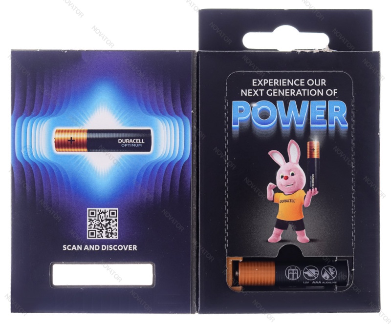 Duracell Opti AAA, 4шт