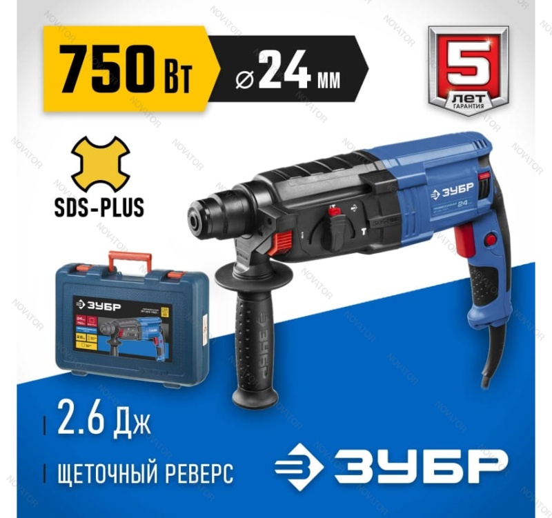Зубр Профессионал ЗП-24-750 К, 750 Вт