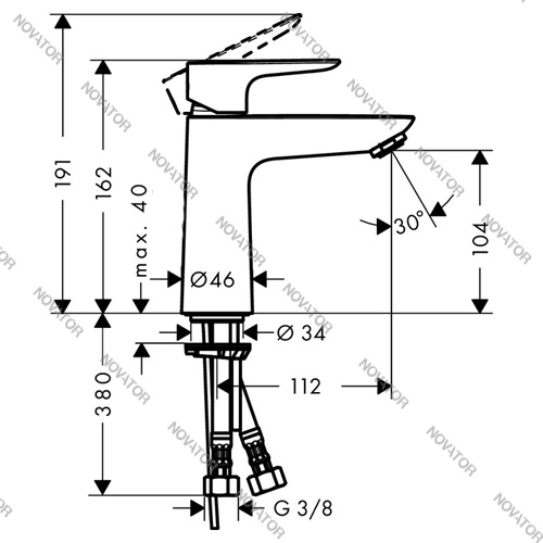 Hansgrohe Talis E 110 71712000