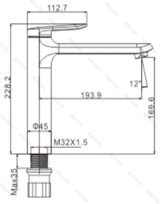 Otgon M12570-235CB, черный