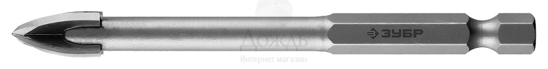 Купить Зубр Эксперт 29845-06, шестигранный хвостовик, 6 мм в интернет-магазине Дождь