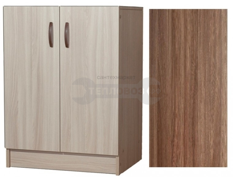 Купить TIVOLI Ukinox ECO 600.600 R, 60х55 см, шимо темный, полка справа в интернет-магазине Тепловоз