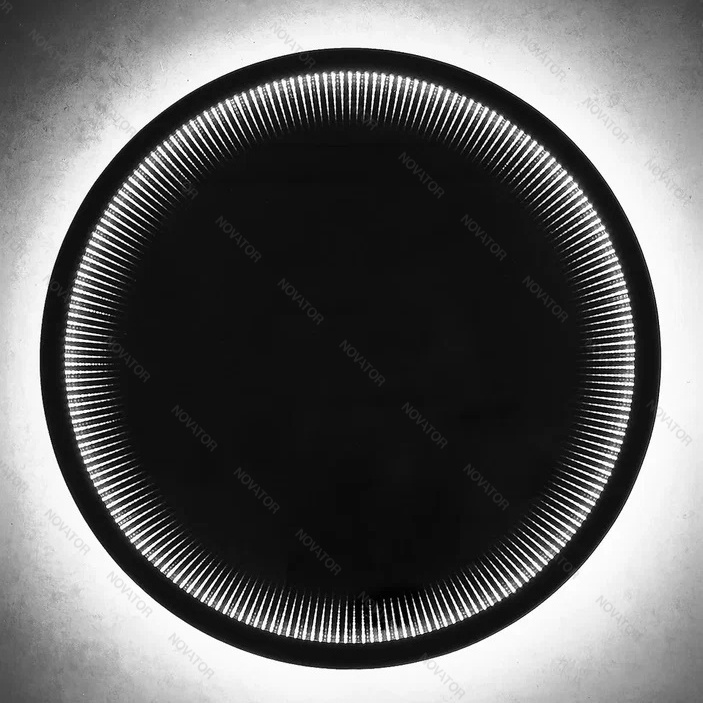 Континент Infinity Black LED ЗЛП3017 60 см, черный