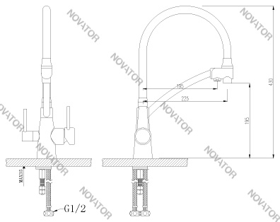 Lemark Comfort LM3071C хром/серый