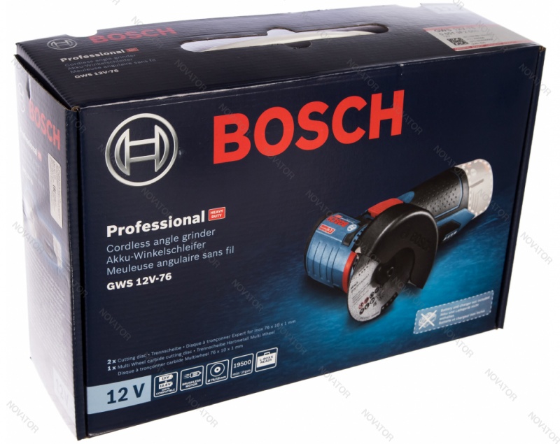 Bosch GWS, 06019F2000, 12V-76