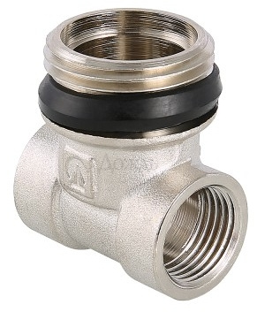 Купить Valtec 530, никель, вр, 1"х 1/2"х 1/2" в интернет-магазине Дождь