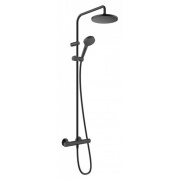 Купить Hansgrohe Vernis Blend Showerpipe 200 1jet 26276670, черный матовый в интернет-магазине Дождь