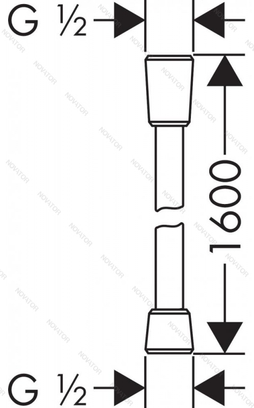 Hansgrohe Isiflex 28276700, матовый белый