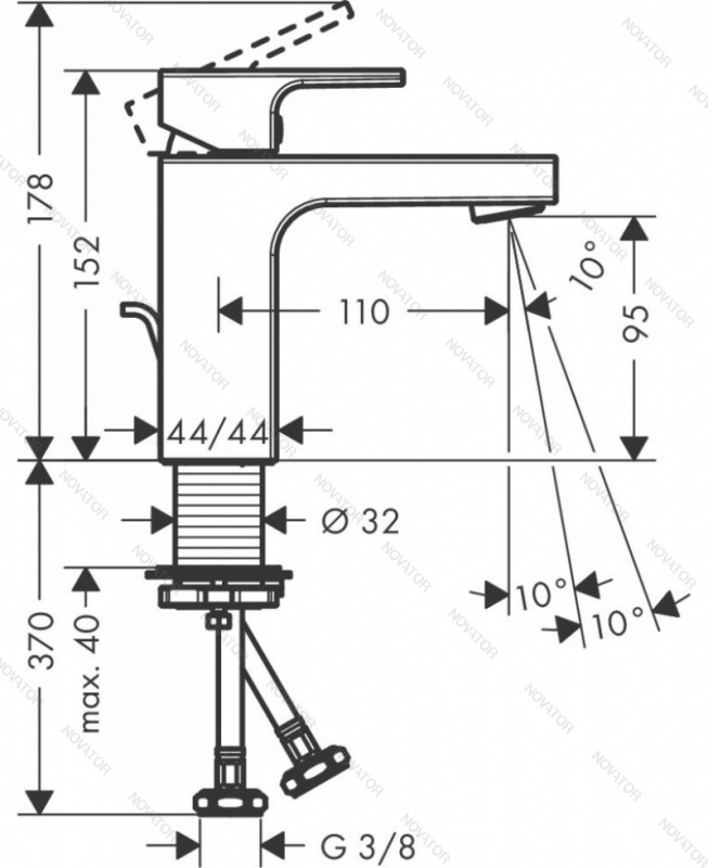 Hansgrohe Vernis Shape 71561000