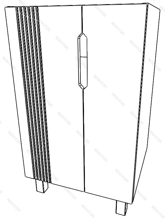 Домино Айсберг Марта UNIT 50, DA3508T, 50 см, бетон