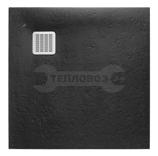 Купить Roca Terran AP10338438401400, квадратный, 90х90 см, черный в интернет-магазине Тепловоз