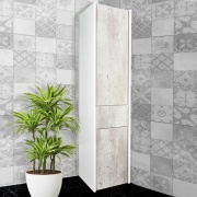 Roca Ronda ZRU9303006, 32 см, бетон/белый
