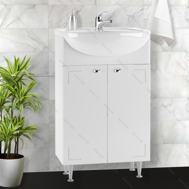 Домино Айсберг Классик/Уют, 56 см, белый