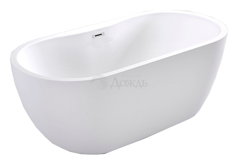 Купить 180х75 см Black & White Swan SB111 White, отдельностоящая, обвязка в интернет-магазине Дождь