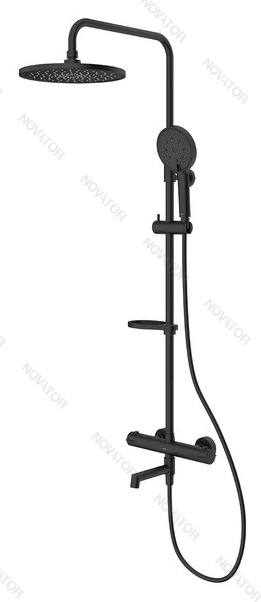 Milardo Ideal SPA ILSBLTHM06, черный матовый