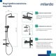 Milardo Ideal SPA ILSBLTHM06, черный матовый