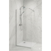 Купить Galletta 90х200 см, 6013001-900, прозрачное стекло, профиль хром в интернет-магазине Дождь