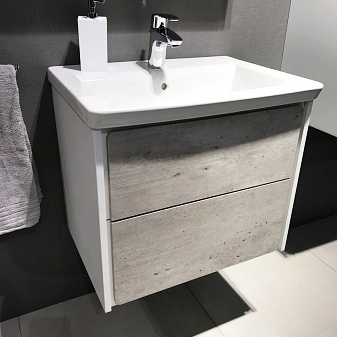 Купить Roca Ronda ZRU9303002 60 см, бетон/белый в интернет-магазине Тепловоз