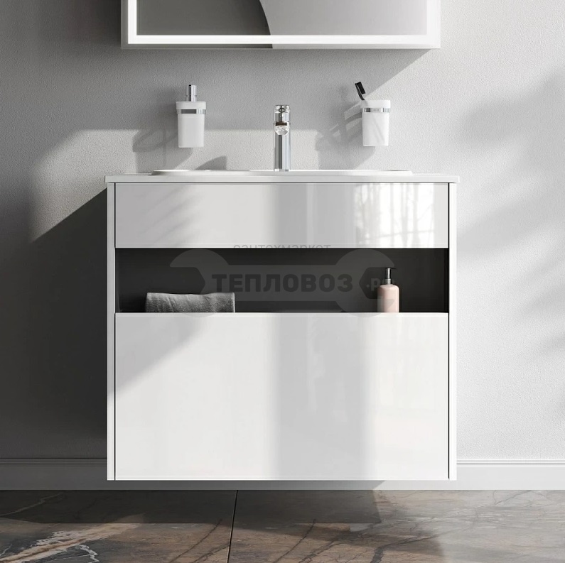 Купить AM.PM Func 80,8 см, белый глянец в интернет-магазине Тепловоз