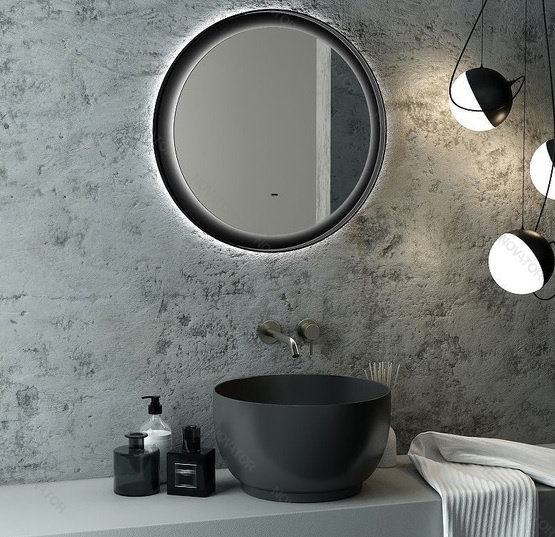 Континент Planet Black LED ЗЛП623 60 см, черный