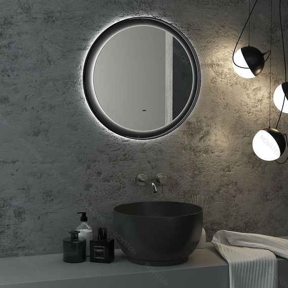 Континент Planet Black LED ЗЛП623 60 см, черный