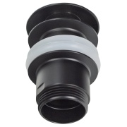 Донный клапан для раковины OTGON 002-BL, чёрный