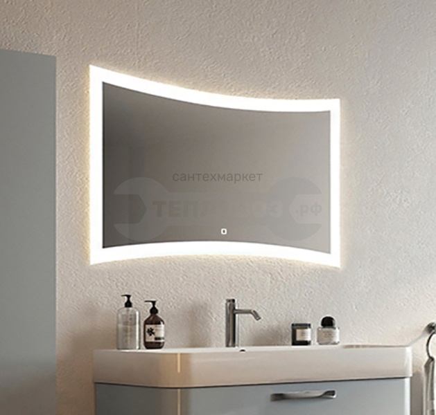 Купить Континент Silence LED ЗЛП2861, 100х68 см в интернет-магазине Тепловоз