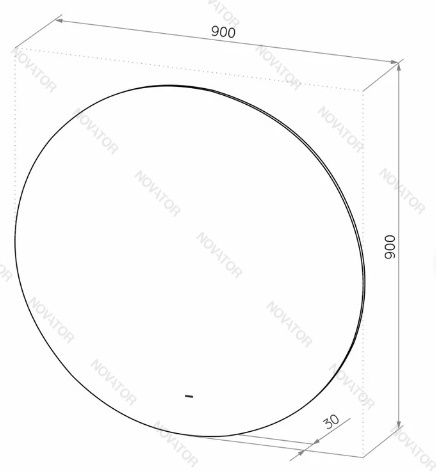 Континент Ajour LED 90 см