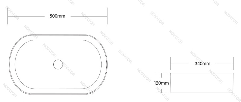 Coffer ART 0055BW, 50 см