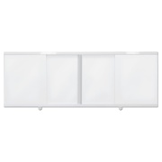 Метакам Купе NEW, 169 см, белый, алюминиевая ручка-профиль