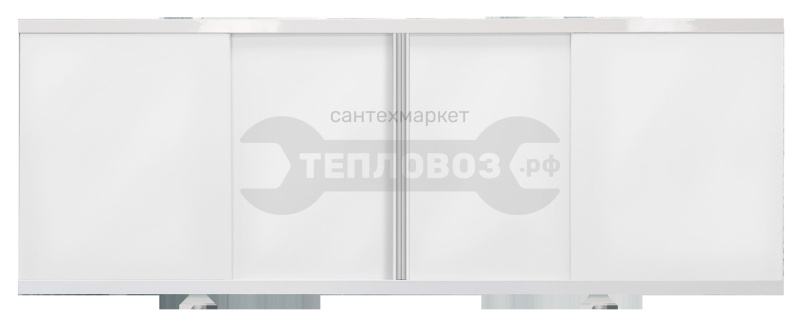 Купить Метакам Купе NEW, 169 см, белый глянец, алюминиевая ручка-профиль в интернет-магазине Тепловоз