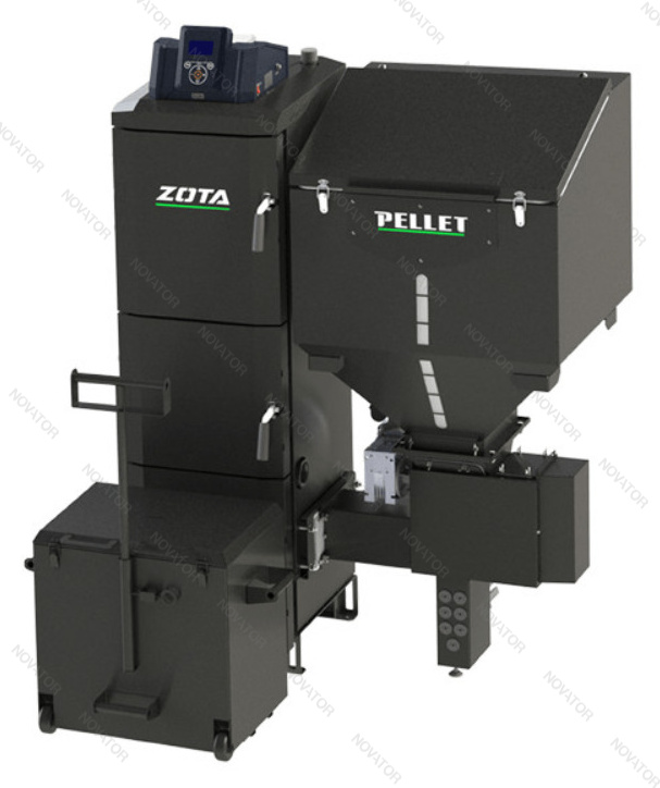 Zota Pellet Black, пеллетный 35кВт 2R-400