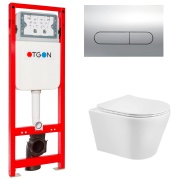 Otgon+Coffer:AJ102 PRO+ART YL040S+FD029C кнопка хром глянец