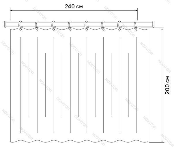 Iddis Бэйс TL07P24i11, 200х240 cм