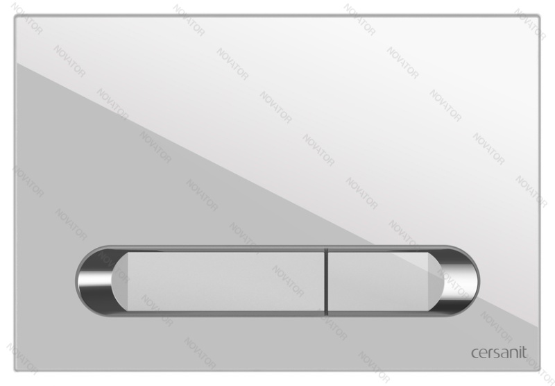 Cersanit Estetica A64111, белый/хром