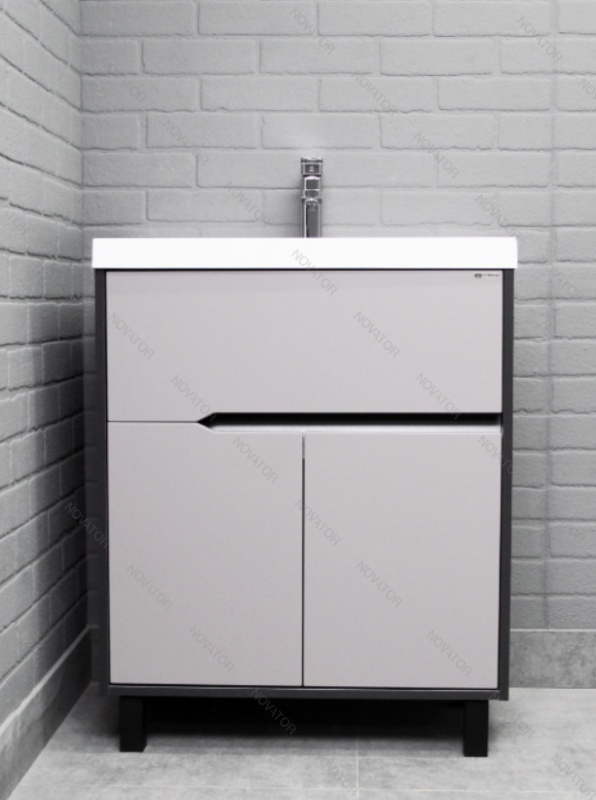 Домино Karat Unit DK3217T 70 см, серый тауп